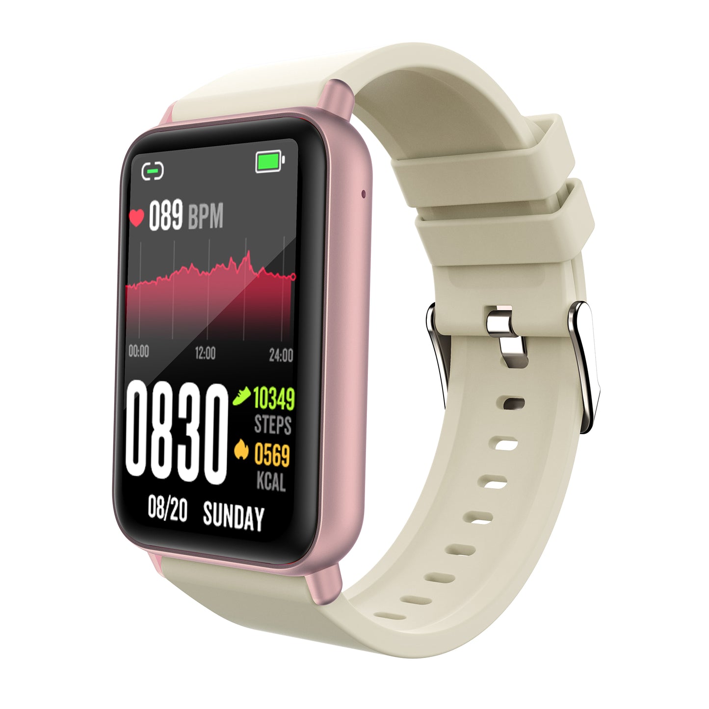 KealthTech One-click detection of blood sugar, blood pressure, heart rate, blood oxygen smart watch