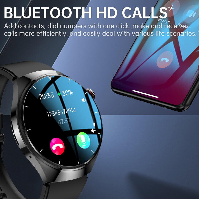 KealthTech K09 Pro Non-invasive Blood Glucose Heart Rate Monitor Blood Oxygen Smart Watch