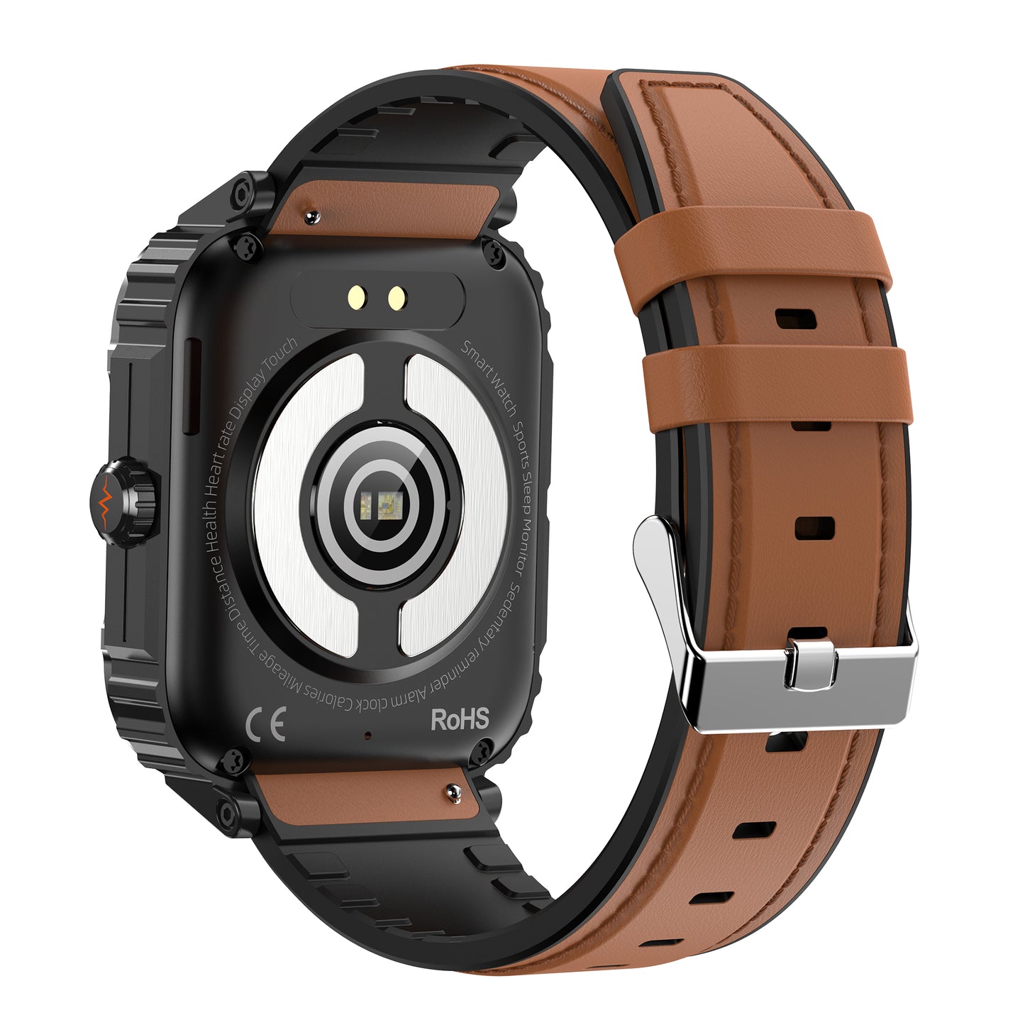 KealthTech K55 Outdoor Sports ECG Blood Glucose Blood Pressure 1.92 inch HD Retina Display Smart Watch