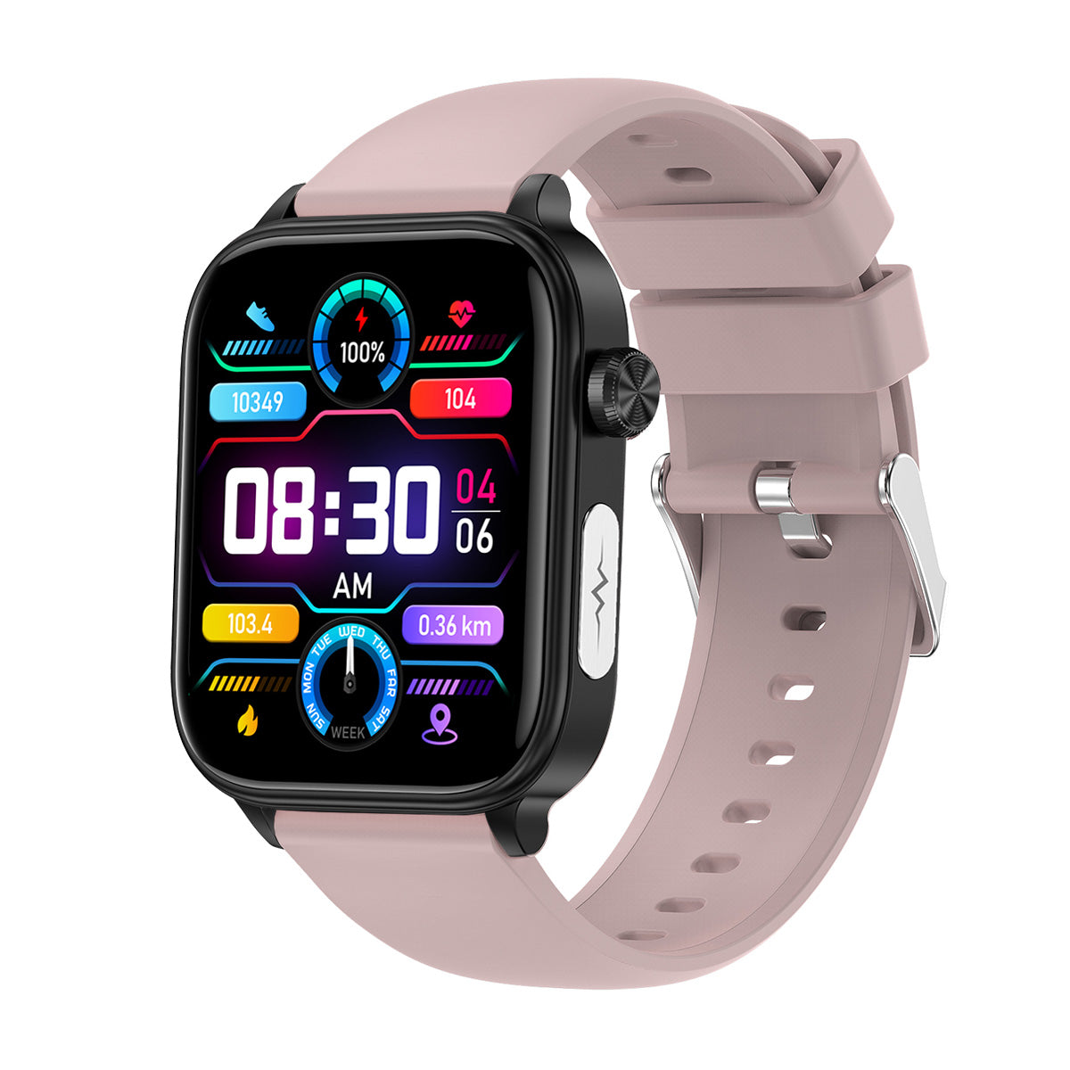 KealthTech K57 One click examination Blood Glucose Blood Lipids Uric Acid Blood Pressure Blood Oxygen ECG HRV SOS Smart Watch