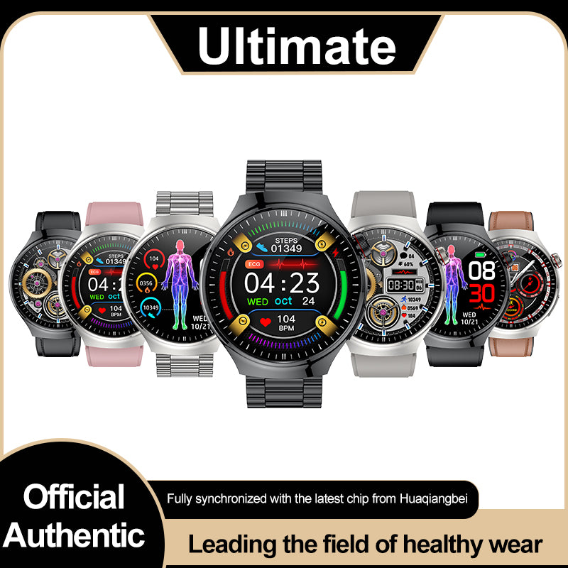 KealthTech TK26 One click micro examination of Five Organ Health Monitoring Blood Glucose Blood Lipids Uric Acid Blood Pressure Blood Oxygen SOS Smart Watch