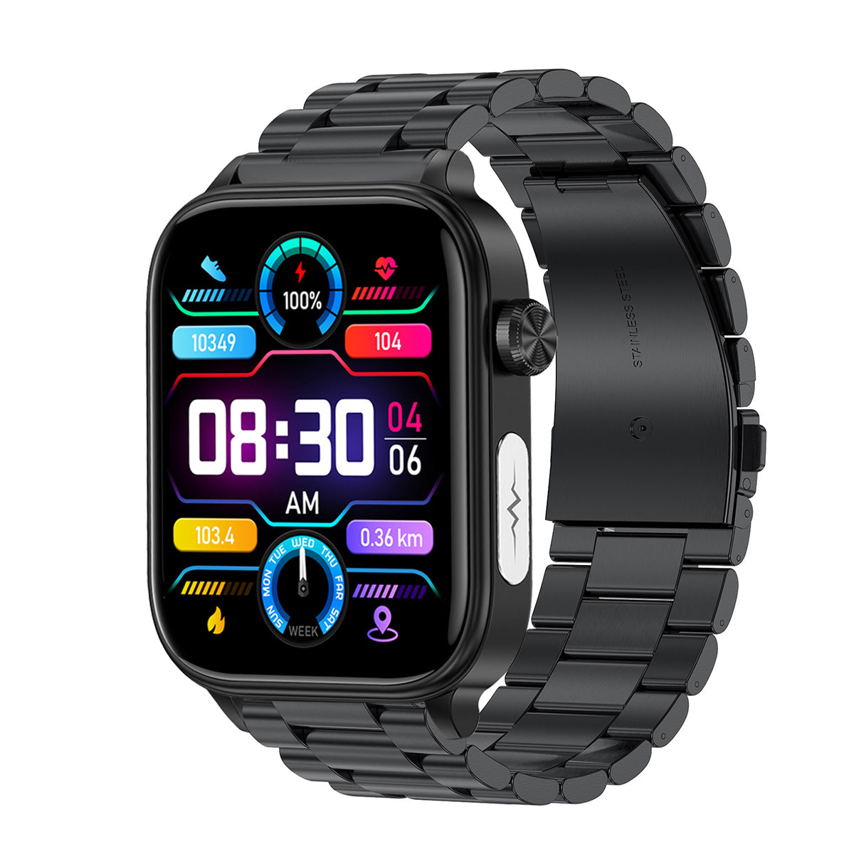 KealthTech K57 One click examination Blood Glucose Blood Lipids Uric Acid Blood Pressure Blood Oxygen ECG HRV SOS Smart Watch