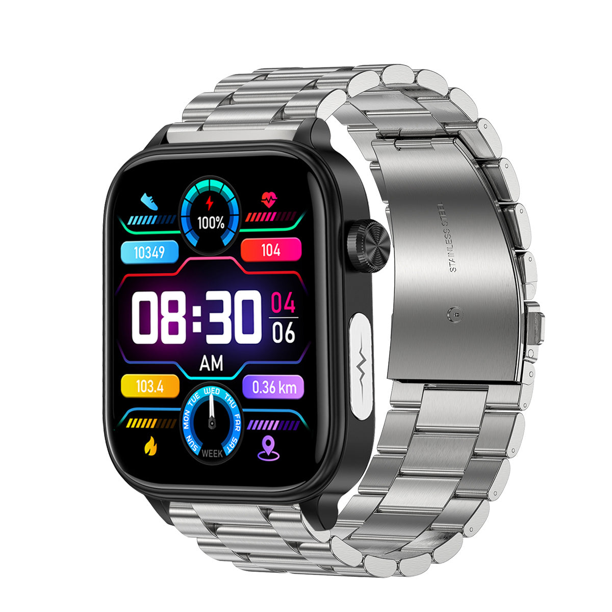 KealthTech K57 One click examination Blood Glucose Blood Lipids Uric Acid Blood Pressure Blood Oxygen ECG HRV SOS Smart Watch