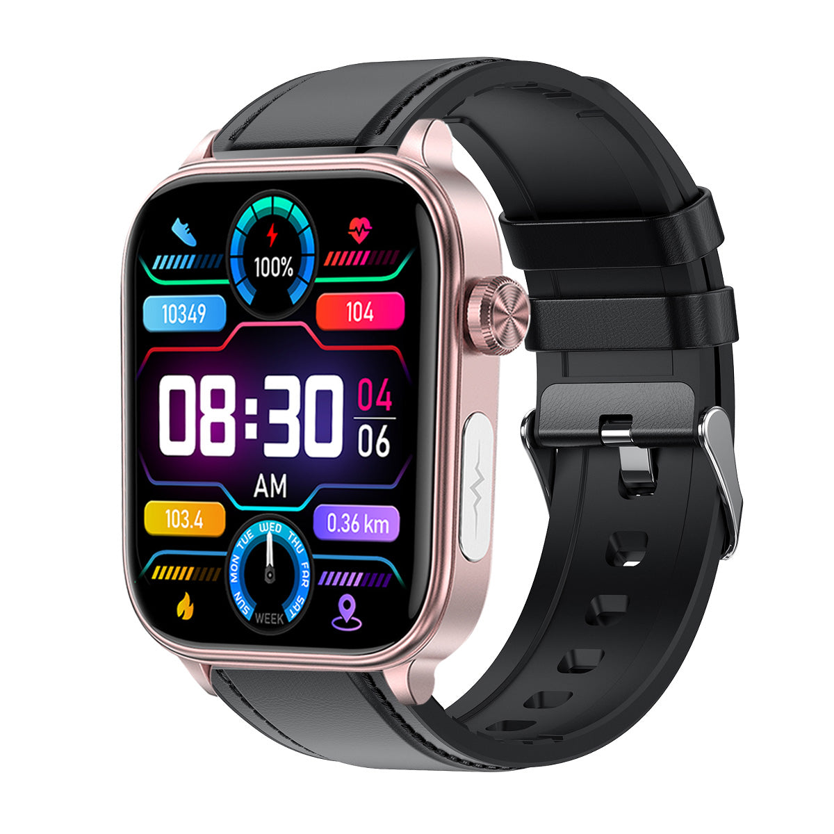 KealthTech K57 One click examination Blood Glucose Blood Lipids Uric Acid Blood Pressure Blood Oxygen ECG HRV SOS Smart Watch