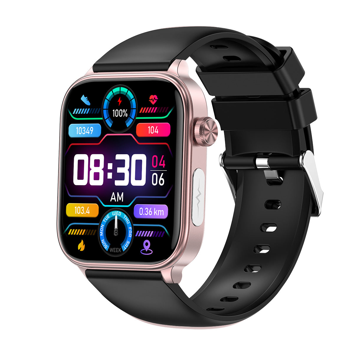 KealthTech K57 One click examination Blood Glucose Blood Lipids Uric Acid Blood Pressure Blood Oxygen ECG HRV SOS Smart Watch