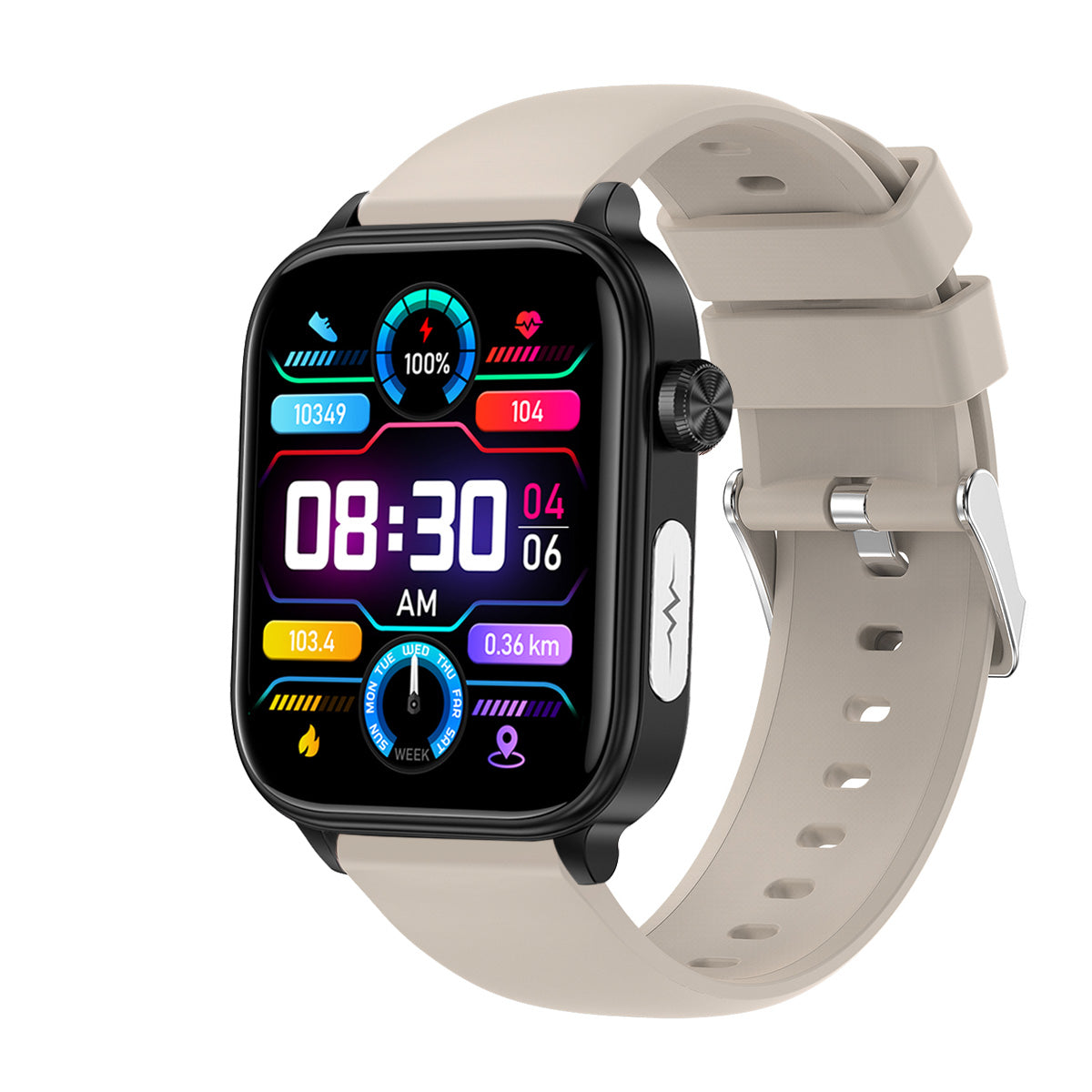 KealthTech K57 One click examination Blood Glucose Blood Lipids Uric Acid Blood Pressure Blood Oxygen ECG HRV SOS Smart Watch