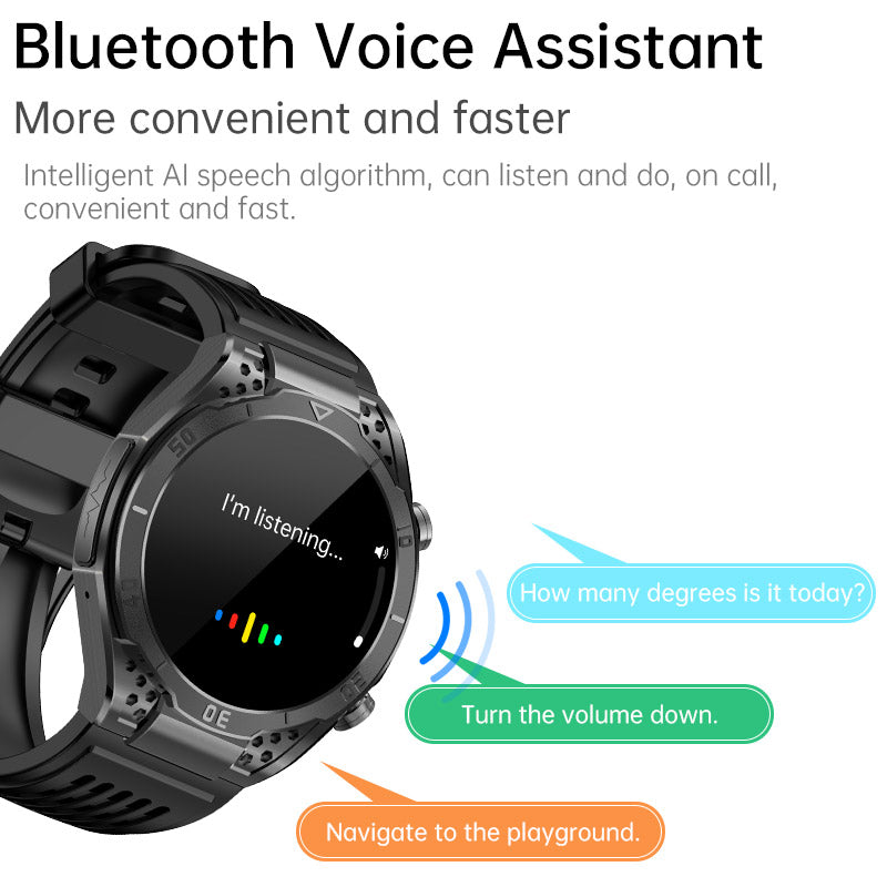 KealthTech T01 Uric Acid Blood Lipids ECG Blood Sugar Bluetooth Call Voice Assistance SOS Distress