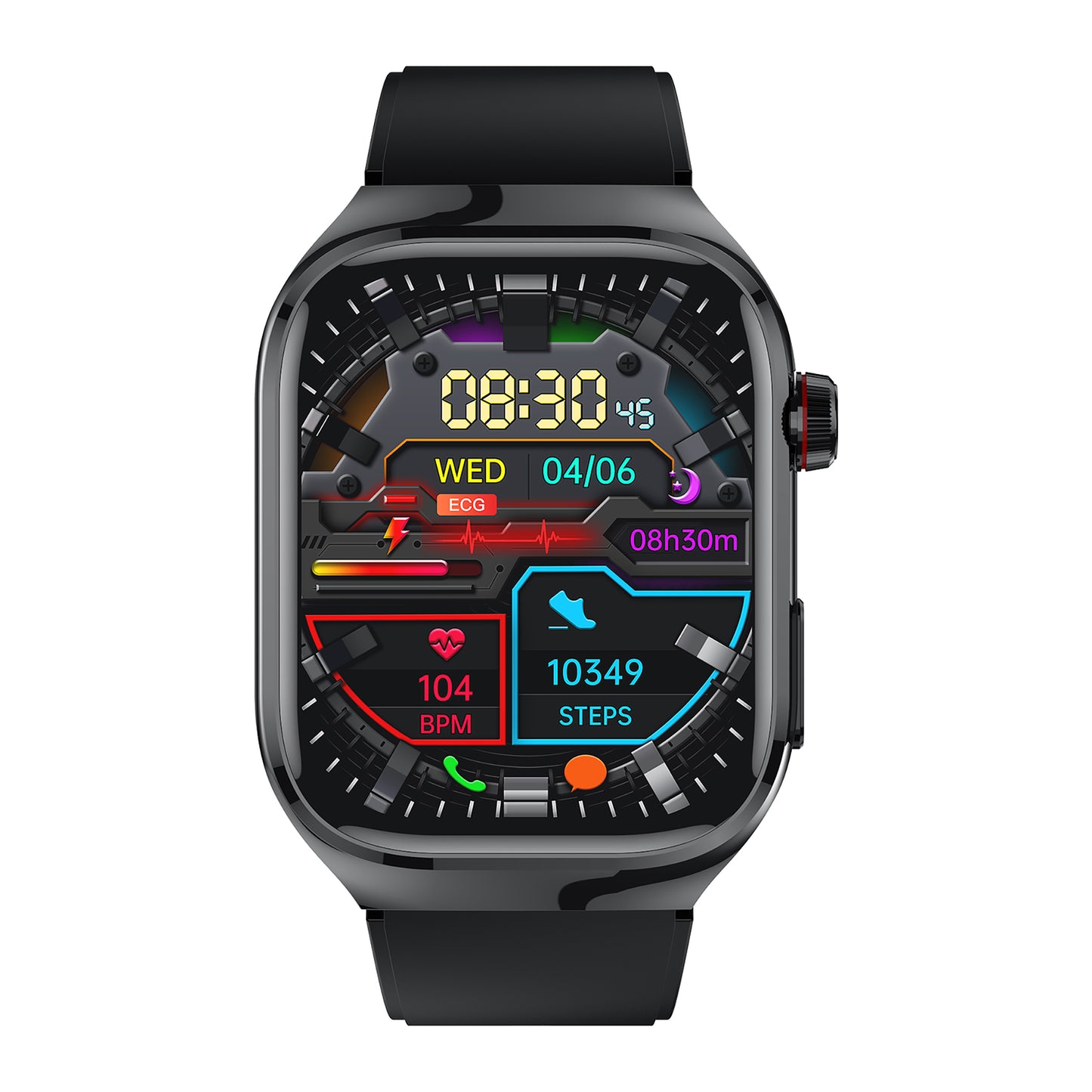 KealthTech TK16 🔥Blood Glucose + Five Organ Health Monitoring 🔥 High end Health Management Smart Watch-2