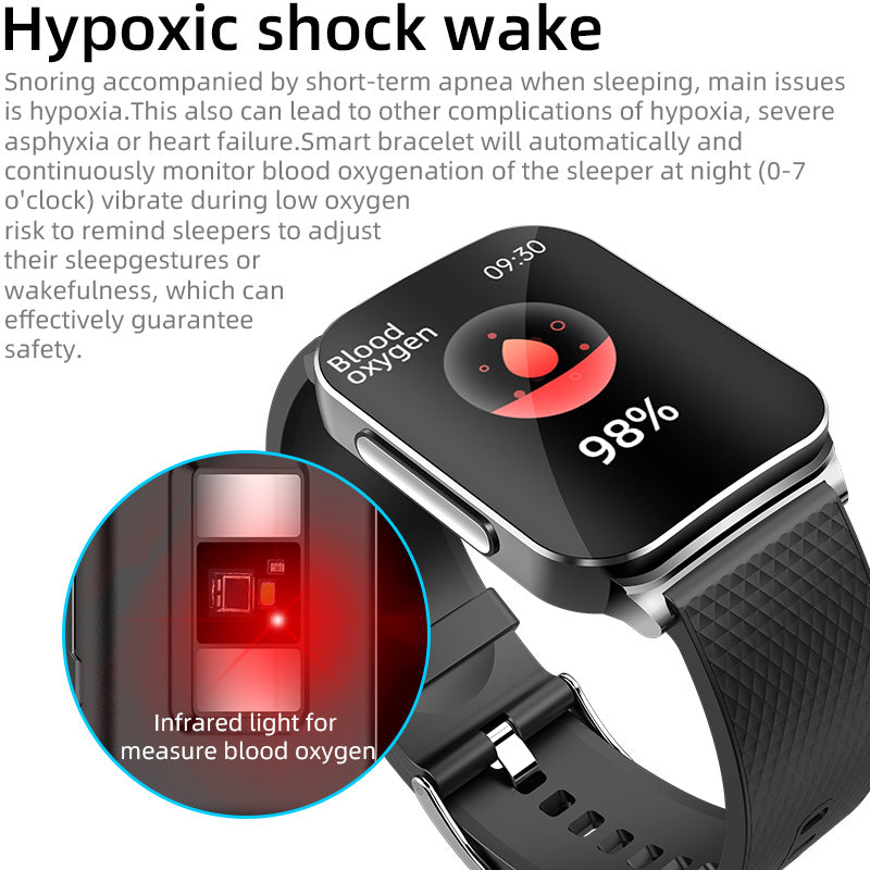 KealthTech K03 24h Dynamic ECG Blood Glucose Heart Rate Blood Pressure Body Temperature