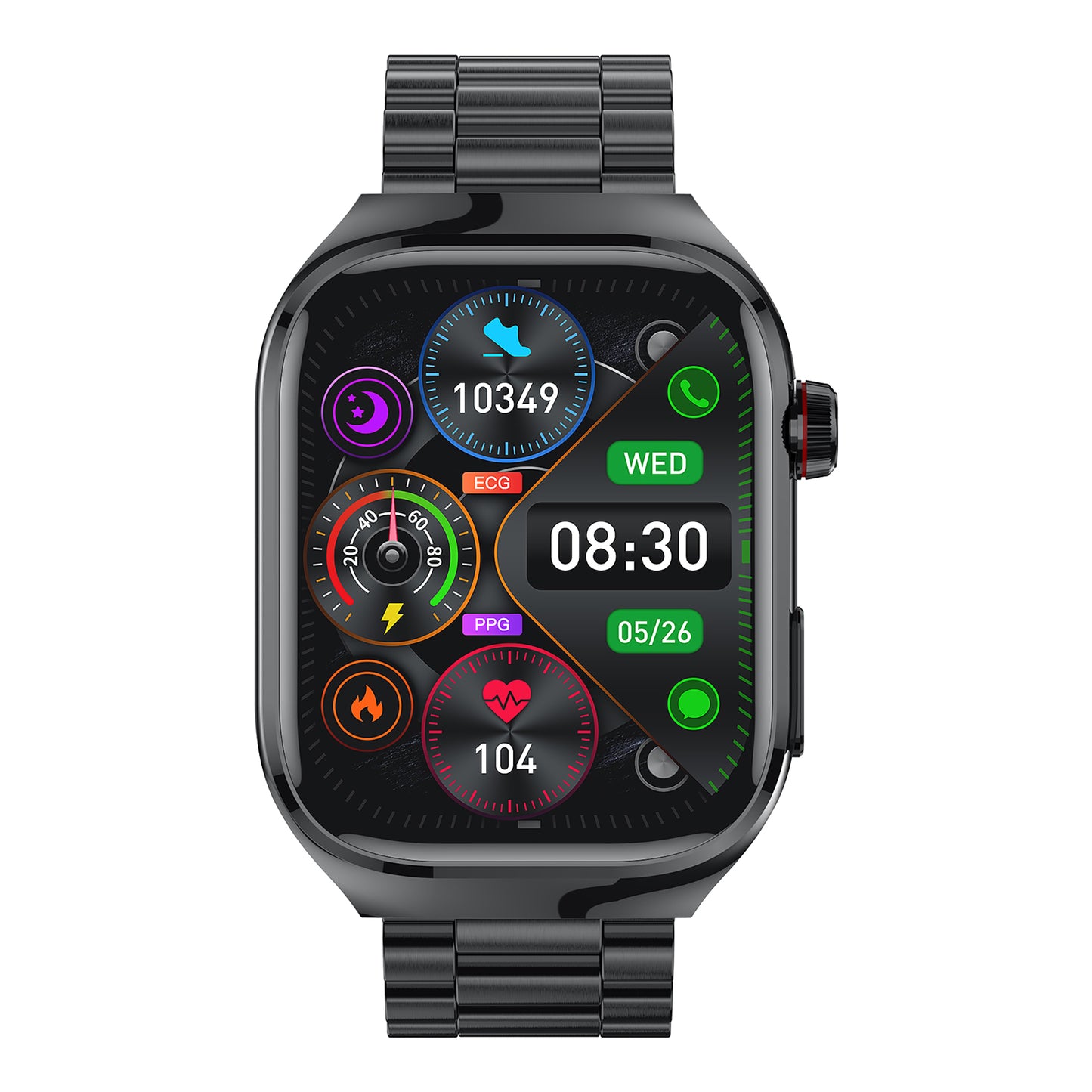 KealthTech TK16 🔥Blood Glucose + Five Organ Health Monitoring 🔥 High end Health Management Smart Watch-2