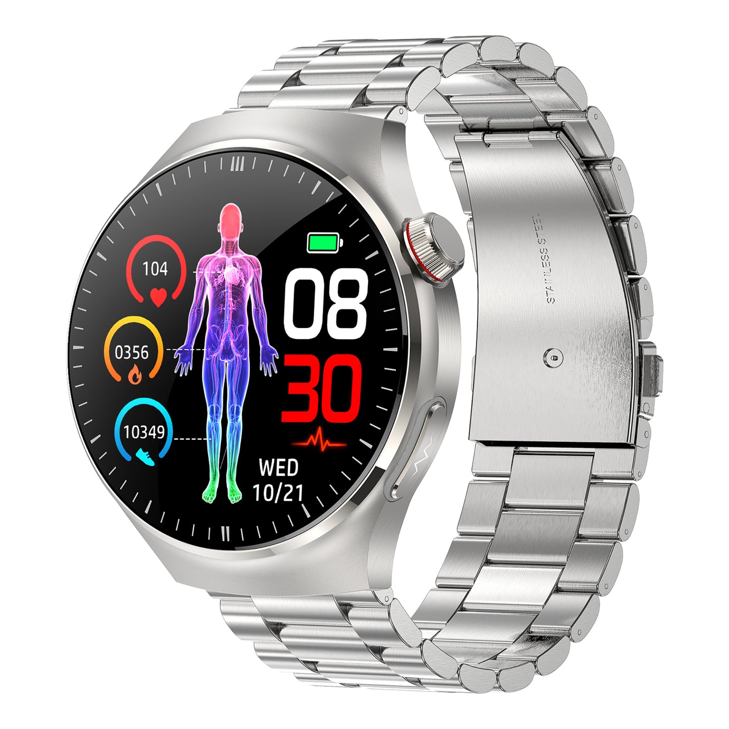 KealthTech TK26 One click micro examination of Five Organ Health Monitoring Blood Glucose Blood Lipids Uric Acid Blood Pressure Blood Oxygen SOS Smart Watch