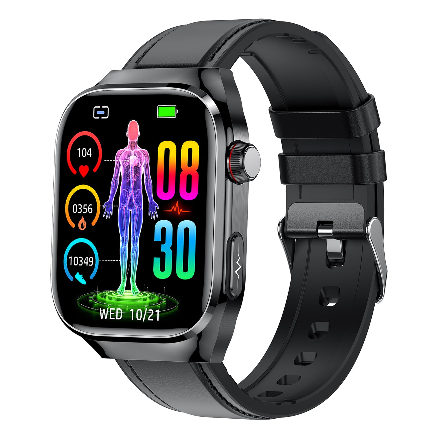 KealthTech TK16 🔥Blood Glucose + Five Organ Health Monitoring 🔥 High end Health Management Smart Watch-2