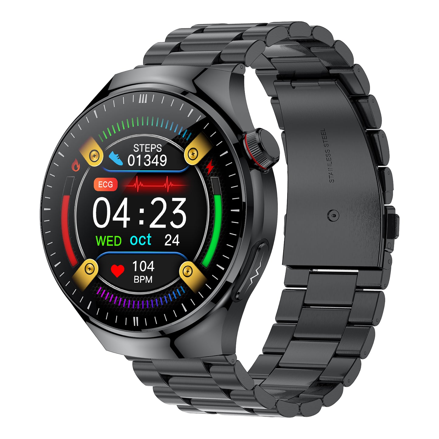 KealthTech TK26 One click micro examination of Five Organ Health Monitoring Blood Glucose Blood Lipids Uric Acid Blood Pressure Blood Oxygen SOS Smart Watch