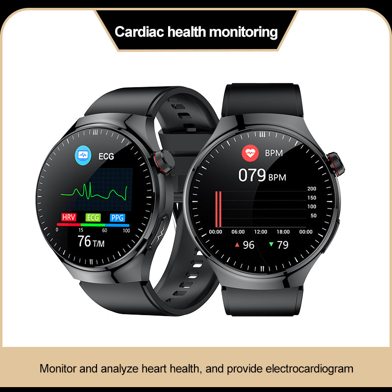 KealthTech TK26 One click micro examination of Five Organ Health Monitoring Blood Glucose Blood Lipids Uric Acid Blood Pressure Blood Oxygen SOS Smart Watch