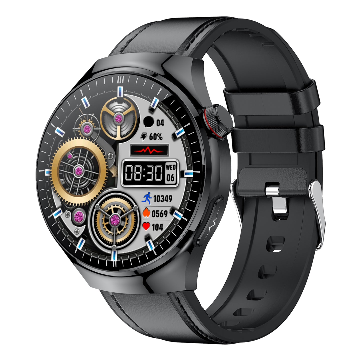 KealthTech TK26 One click micro examination of Five Organ Health Monitoring Blood Glucose Blood Lipids Uric Acid Blood Pressure Blood Oxygen SOS Smart Watch