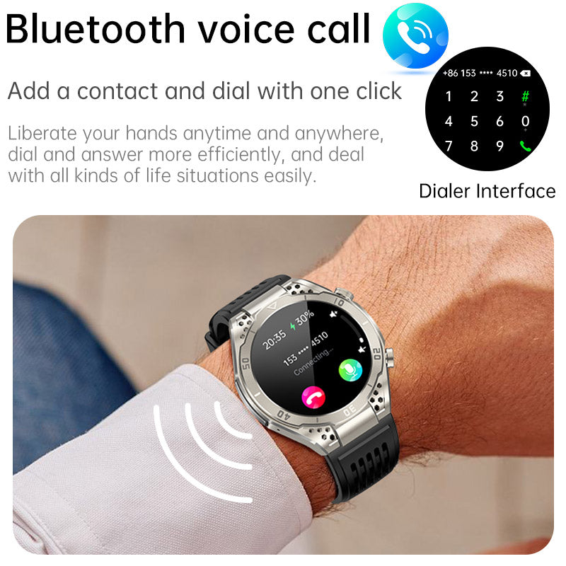KealthTech T01 Uric Acid Blood Lipids ECG Blood Sugar Bluetooth Call Voice Assistance SOS Distress