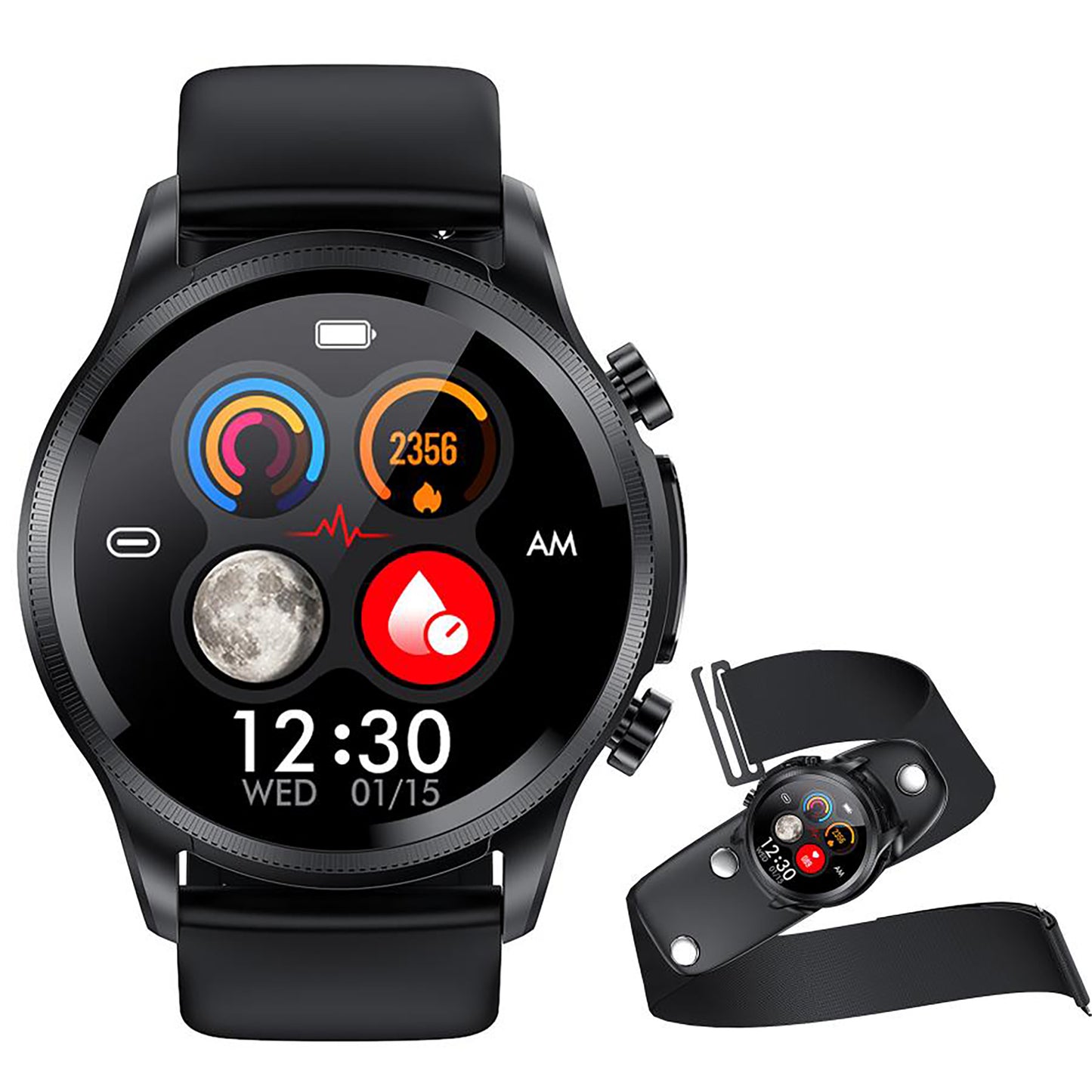 KealthTech K40 Blood Glucose High-end Smart Health Watch
