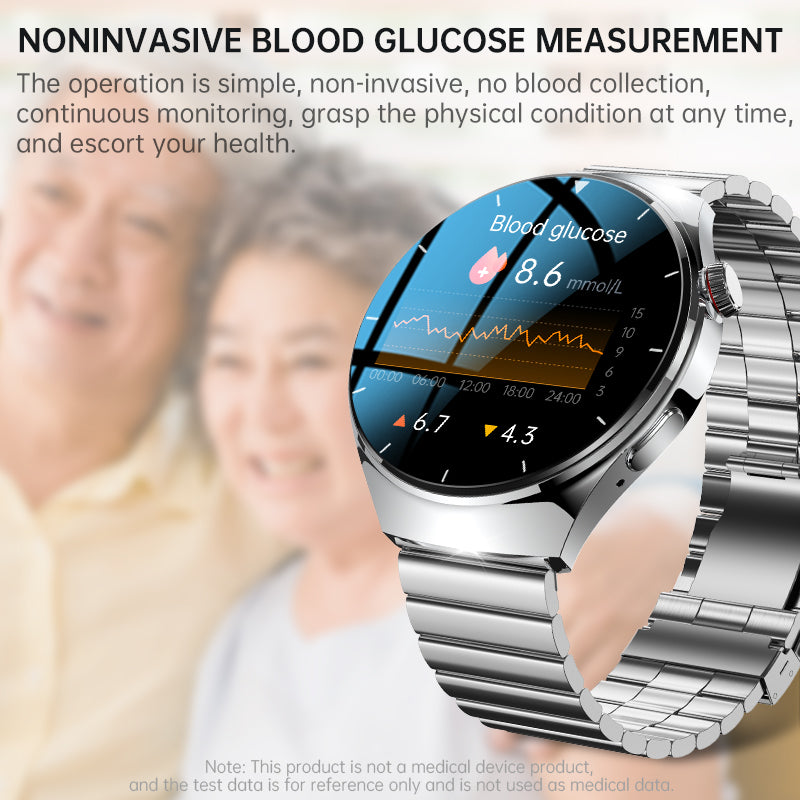 KealthTech K09 Pro Non-invasive Blood Glucose Heart Rate Monitor Blood Oxygen Smart Watch
