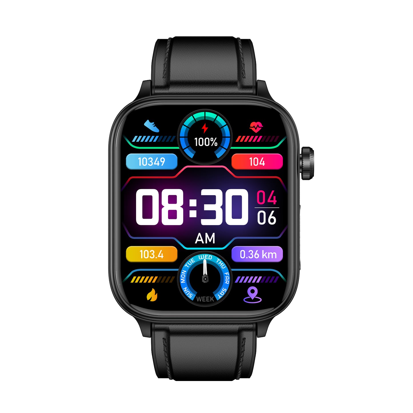 KealthTech K57 One click examination Blood Glucose Blood Lipids Uric Acid Blood Pressure Blood Oxygen ECG HRV SOS Smart Watch