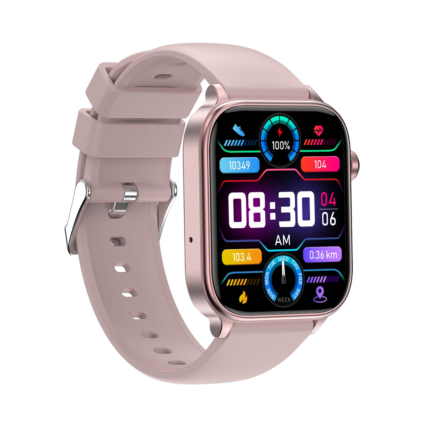 KealthTech K57 One click examination Blood Glucose Blood Lipids Uric Acid Blood Pressure Blood Oxygen ECG HRV SOS Smart Watch