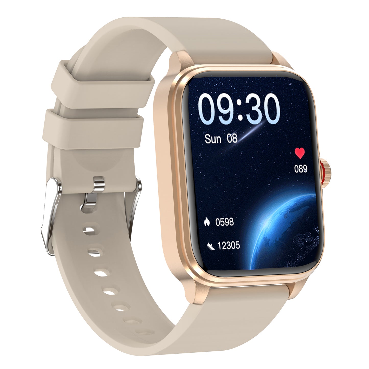 KealthTech K90 Bluetooth Call Blood Glucose HRV Heart Rate Blood Oxygen Mass Dial