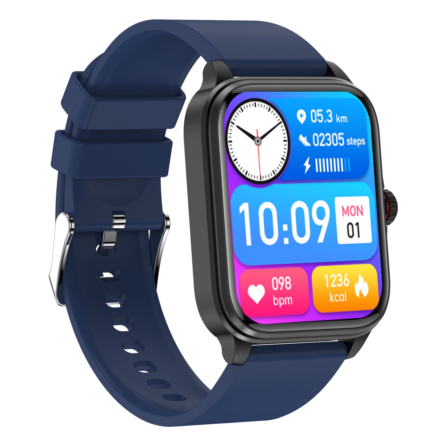 KealthTech K90 Bluetooth Call Blood Glucose HRV Heart Rate Blood Oxygen Mass Dial