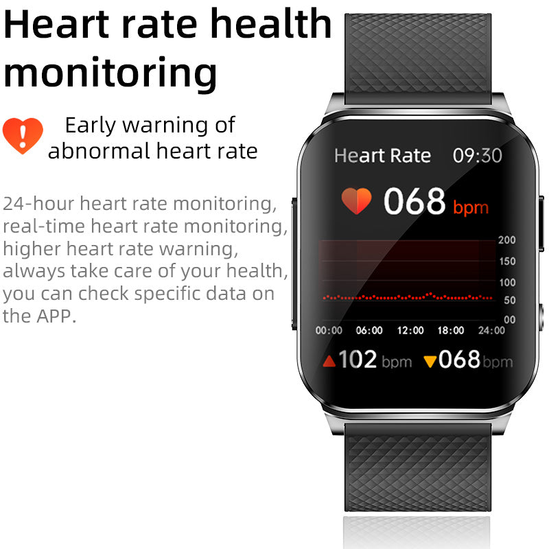 KealthTech K03 24h Dynamic ECG Blood Glucose Heart Rate Blood Pressure Body Temperature