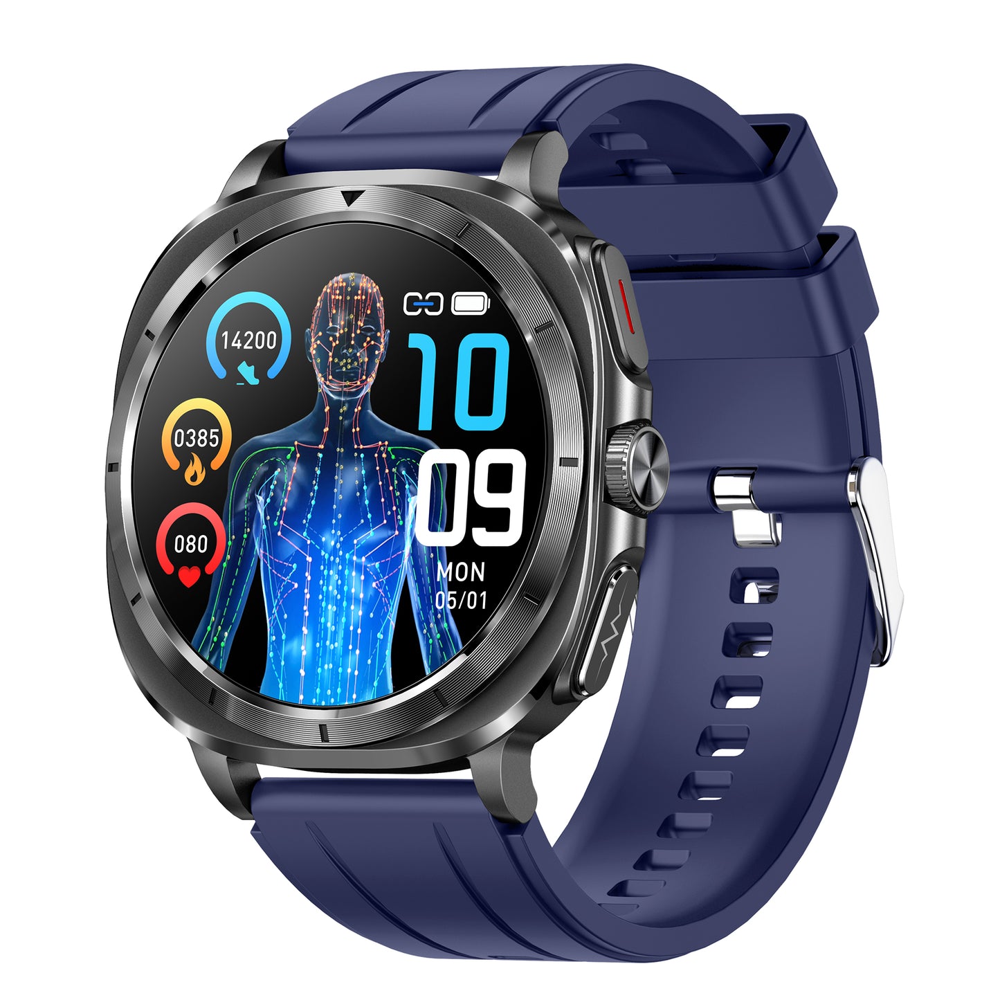 KealthTech ET492✨one-click smart micro-physical examination Smart Watch-1.43 inches HD large screen | Scientific sleep monitoring | Alipay offline | NFC 3