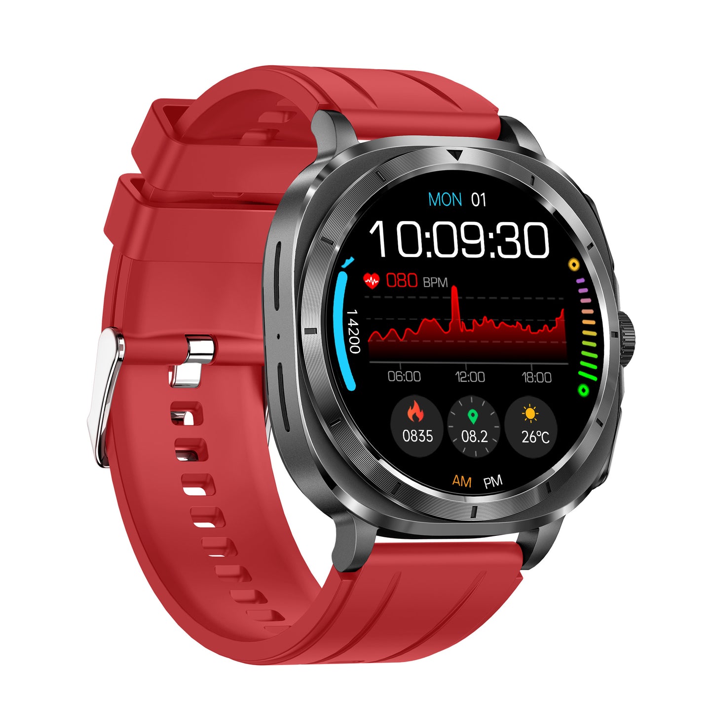 KealthTech ET492✨one-click smart micro-physical examination Smart Watch-1.43 inches HD large screen | Scientific sleep monitoring | Alipay offline | NFC 3