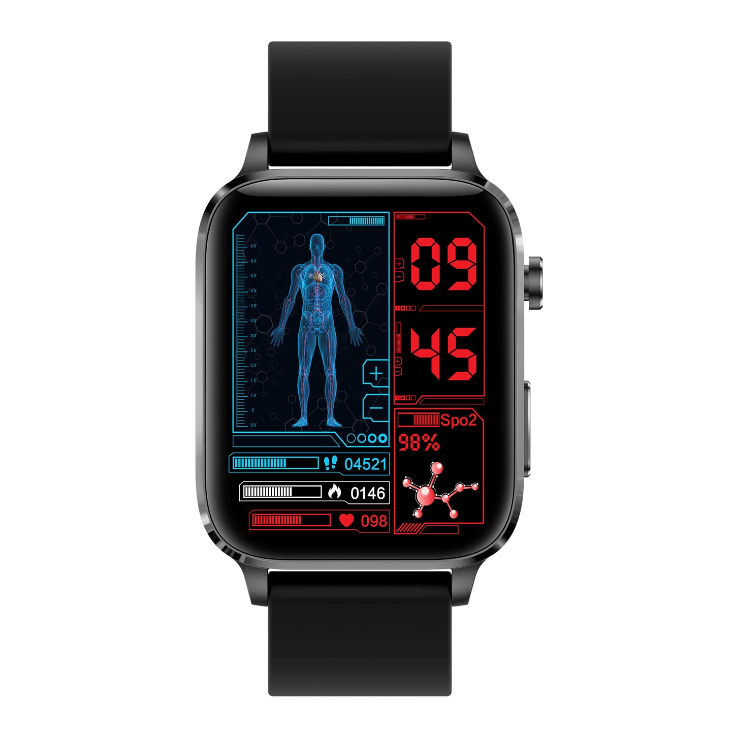KealthTech K10 Laser physiotherapy Blood Sugar Blood Oxygen Remote Care Multi Sports Modes