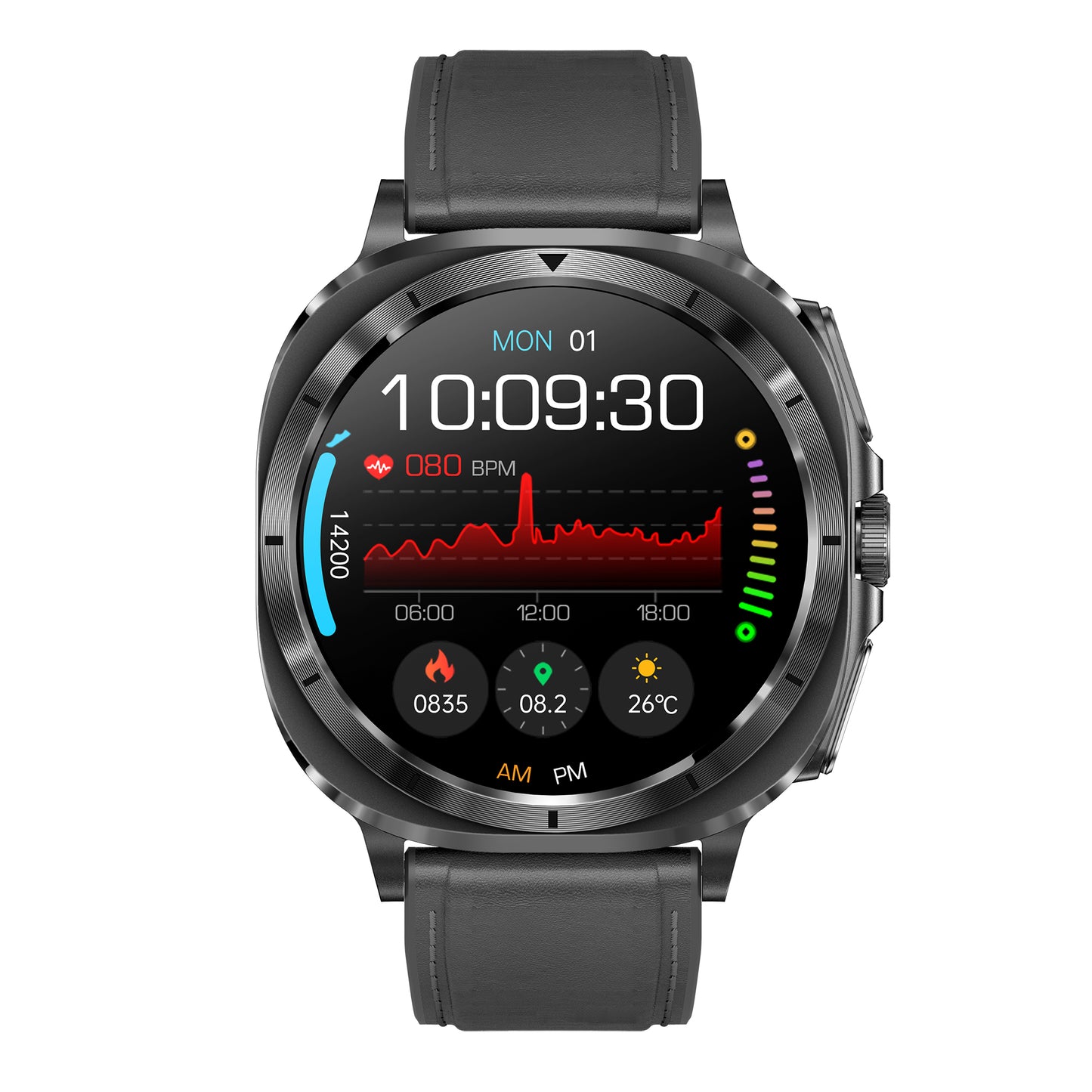 KealthTech ET492✨one-click smart micro-physical examination Smart Watch-1.43 inches HD large screen | Scientific sleep monitoring | Alipay offline | NFC 3