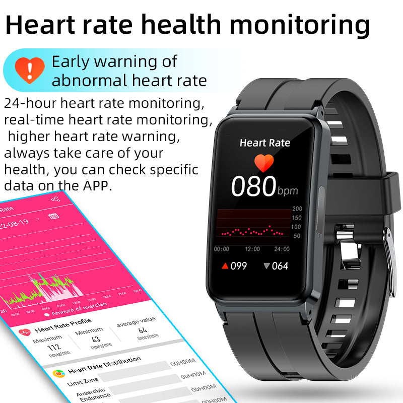 KealthTech K01 ECG HRV Blood Pressure Sleep Body Temperature Smart Bracelet