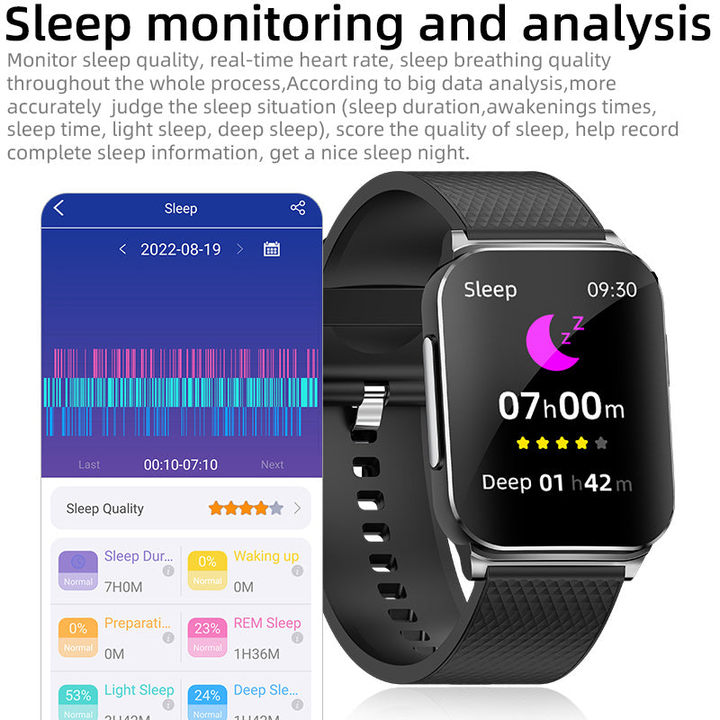 KealthTech K03 24h Dynamic ECG Blood Glucose Heart Rate Blood Pressure Body Temperature