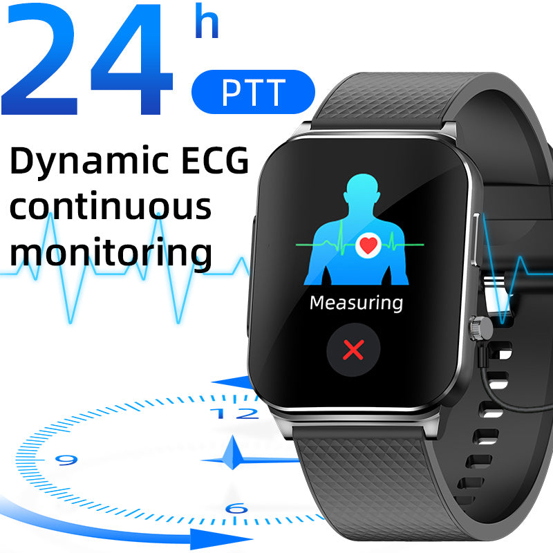 KealthTech K03 24h Dynamic ECG Blood Glucose Heart Rate Blood Pressure Body Temperature