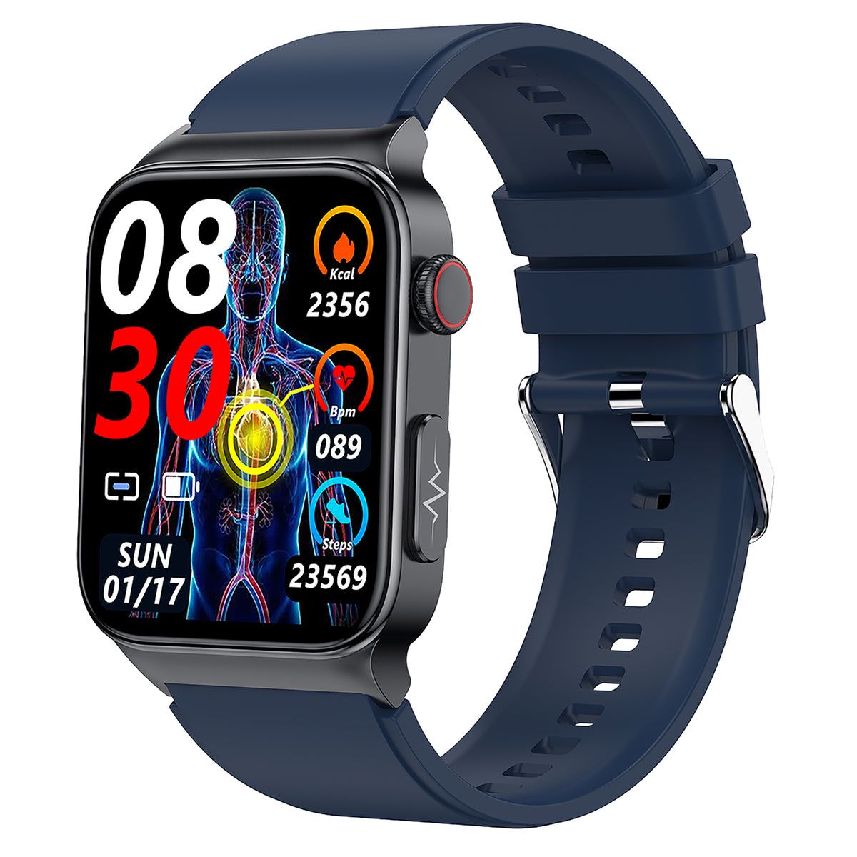 KealthTech K50 High-end ECG and Blood Sugar Smart Health Watch