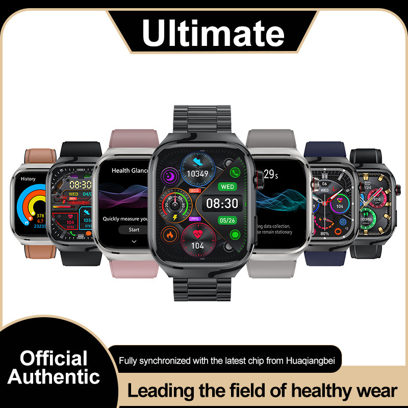 New Year Special Offer 🔥 KealthTech TK164 One click micro examination of Five Organ Health Monitoring Blood Glucose Blood Lipids Uric Acid Blood Pressure Blood Oxygen SOS Smart Watch