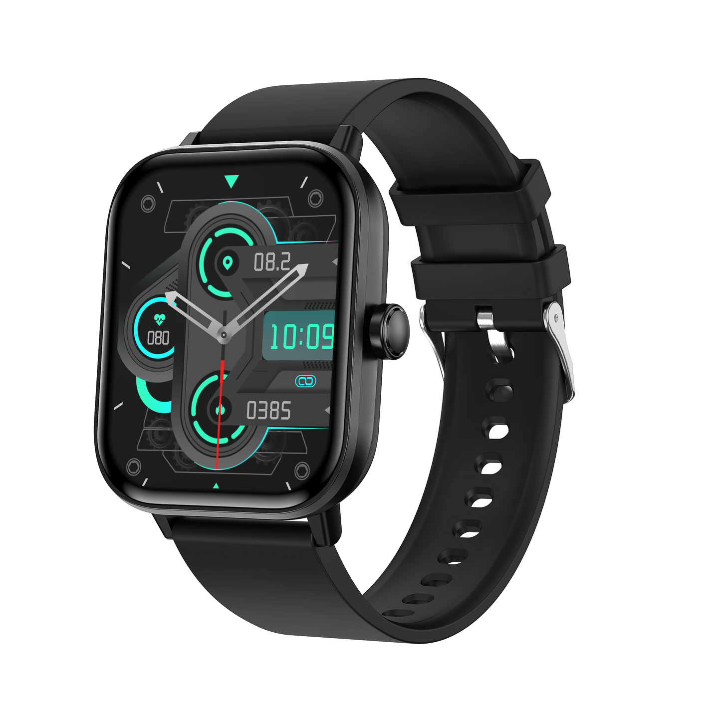 KealthTech K242 One click examination Blood Glucose Blood Pressure Blood Oxygen Heart Rate Sleep HRV HD Bluetooth call Smart Watch