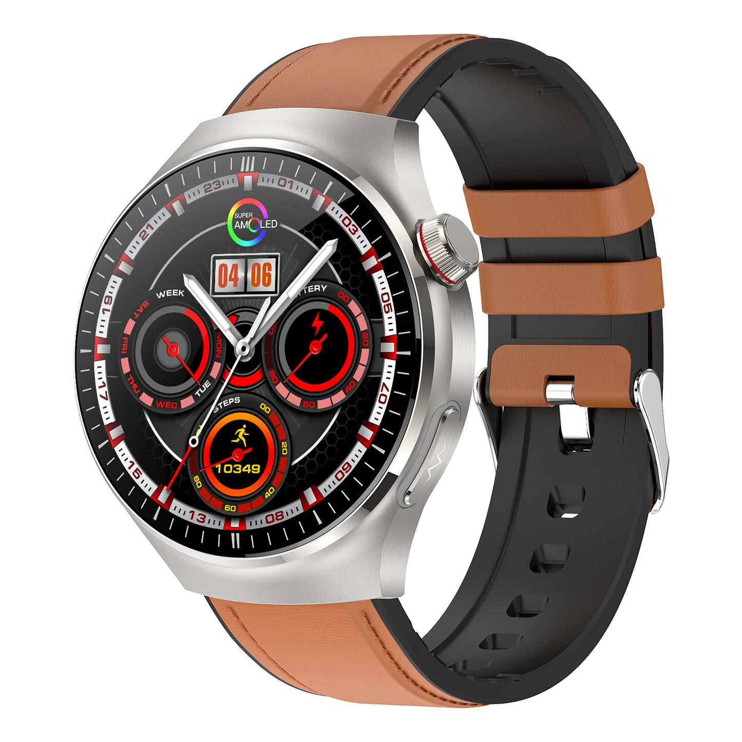 KealthTech TK26 One click micro examination of Five Organ Health Monitoring Blood Glucose Blood Lipids Uric Acid Blood Pressure Blood Oxygen SOS Smart Watch