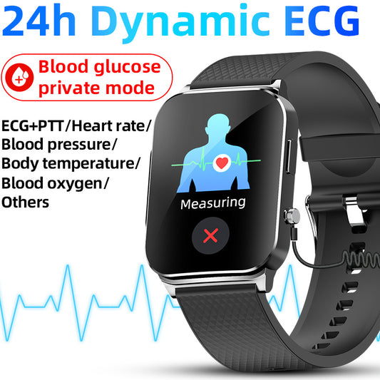 KealthTech K03 24h Dynamic ECG Blood Glucose Heart Rate Blood Pressure Body Temperature