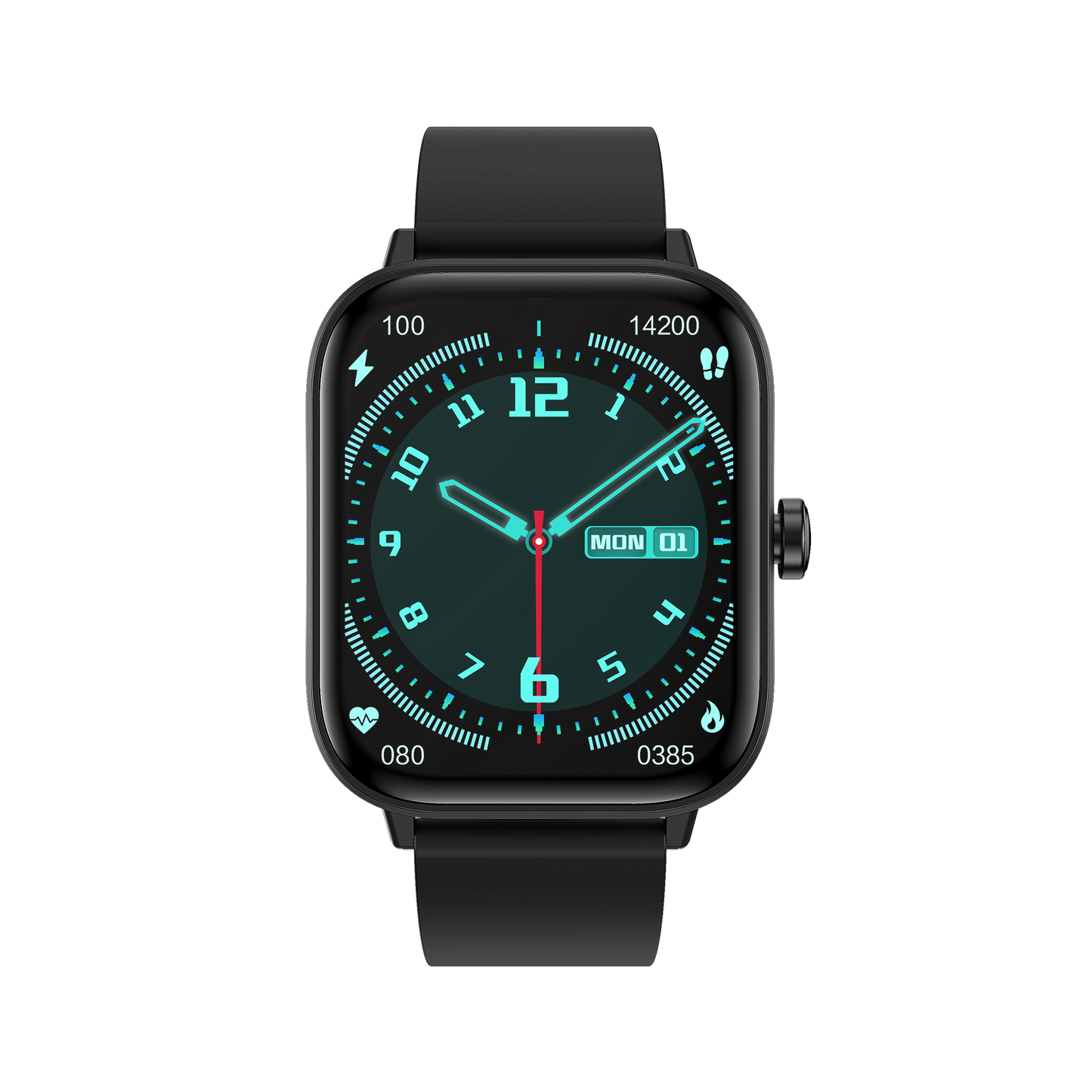 KealthTech K242 One click examination Blood Glucose Blood Pressure Blood Oxygen Heart Rate Sleep HRV HD Bluetooth call Smart Watch