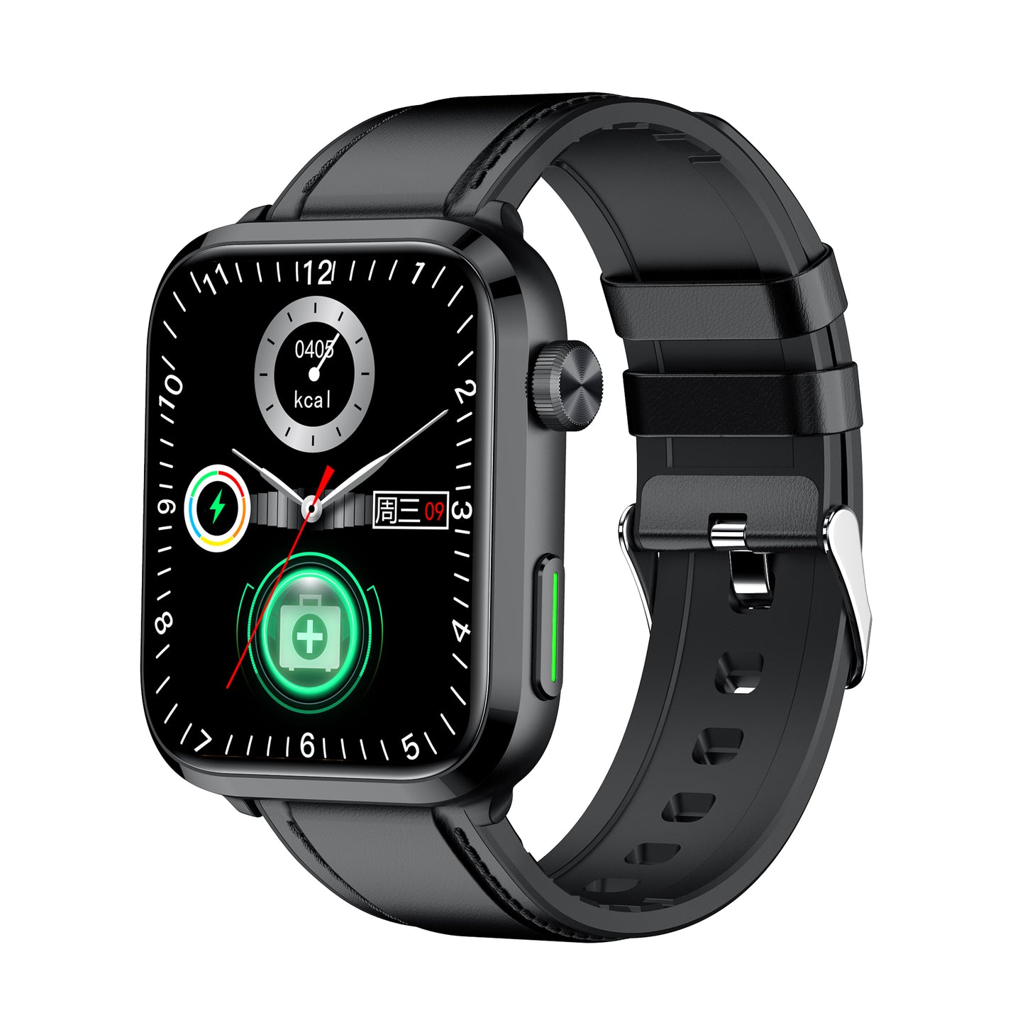 KealthTech K22 ➡️ One Click Activation of Laser Therapy Non-invasive Monitor Blood Glucose Uric Acid Blood Lipid Blood Pressure Blood Oxygen Heart Rate SOS Smart Watch