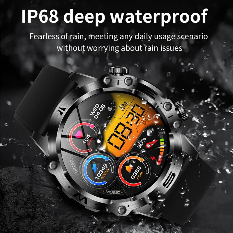 Kealthtech AI Medical Diagnostic Smart Watch-2024 New Blood Lipid Uric Acid Blood Sugar Watch-ECG+PPG Fitness Tracker