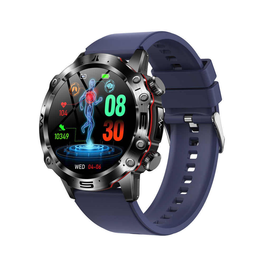 Kealthtech AI Medical Diagnostic Smart Watch-2024 New Blood Lipid Uric Acid Blood Sugar Watch-ECG+PPG Fitness Tracker