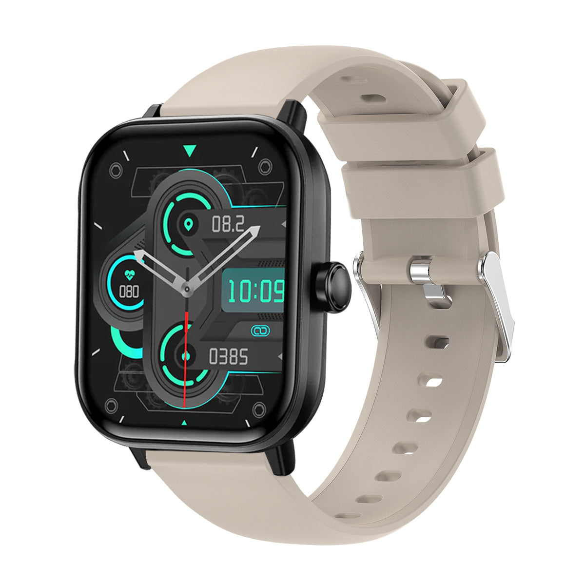 KealthTech K242 One click examination Blood Glucose Blood Pressure Blood Oxygen Heart Rate Sleep HRV HD Bluetooth call Smart Watch